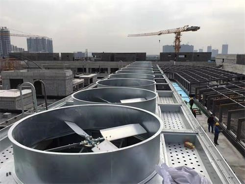 閉式冷卻塔閉式冷卻塔的工作原理(中溫逆流式方形冷