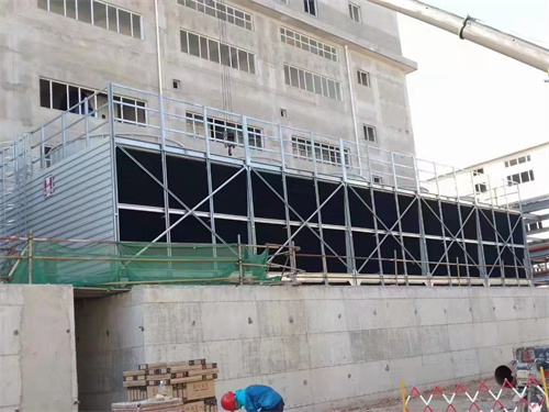方形冷卻塔的組成與安裝(225噸方形冷卻塔安裝步驟)