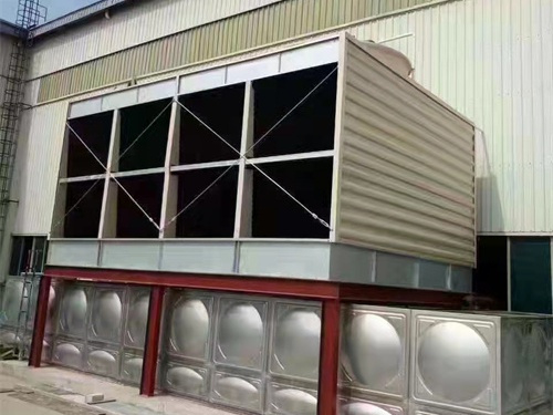 冷卻塔維修，在冷卻塔出現(xiàn)明顯漂水現(xiàn)象時怎么辦(冷卻塔維護圖片)